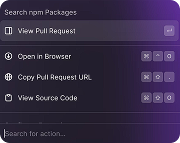 Code snippet UI popup